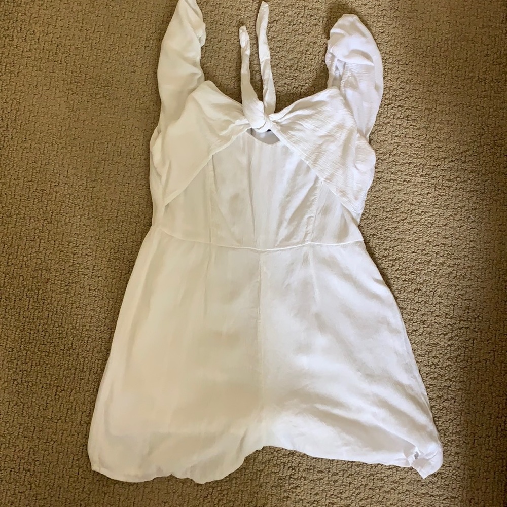 white romper.